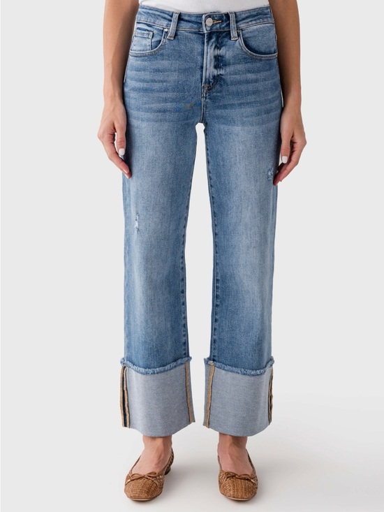 Risen Jeans Denim - RIsen Define and Unwind Light Crop Jeans